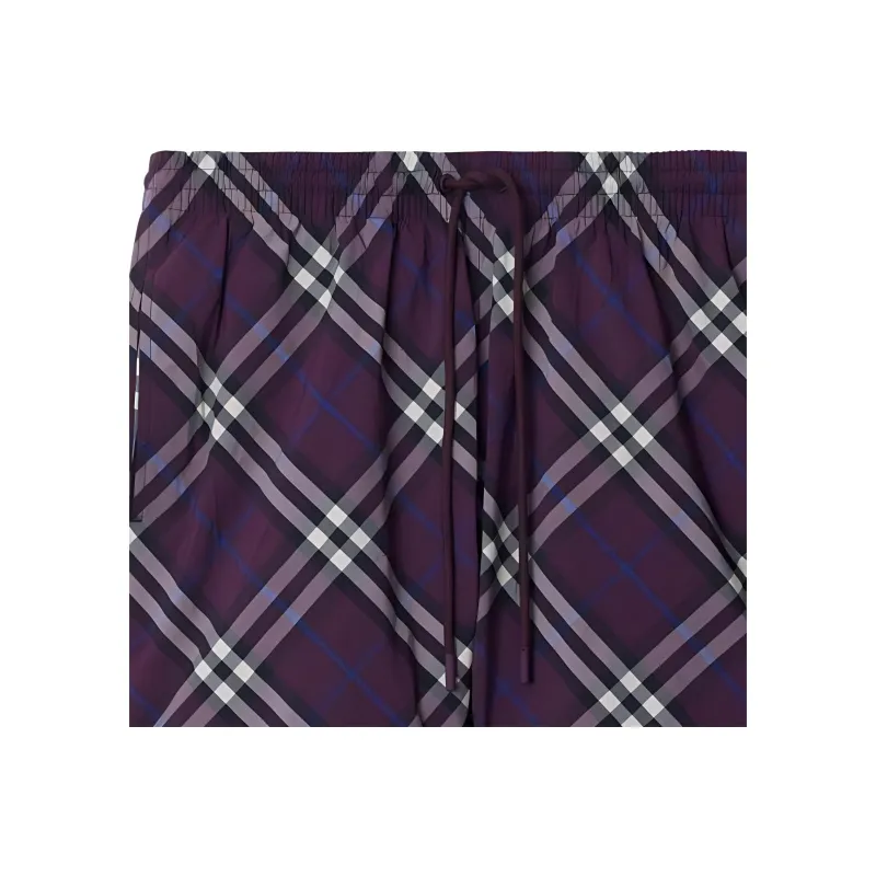 Burberry Check print Swim Shorts-4
