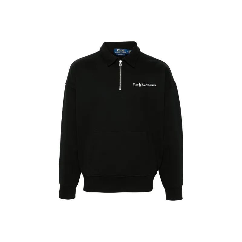 Polo Ralph Lauren Logo Quarter Zip Sweatshirt-0
