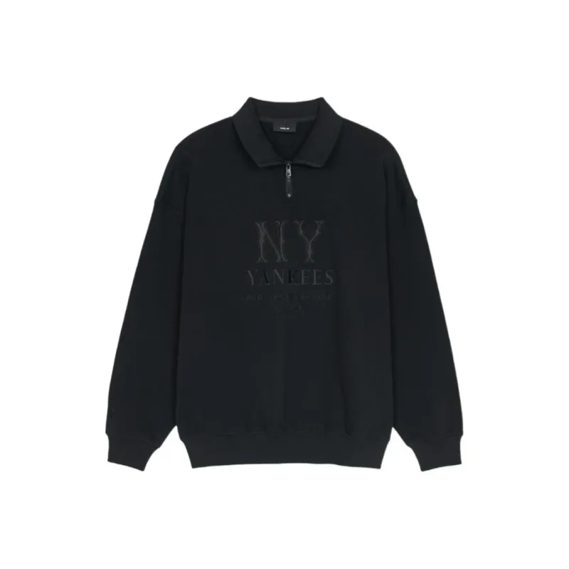 MLB MEGA OVERFIT New York Yankees Sweatshirt Unisex Black-0