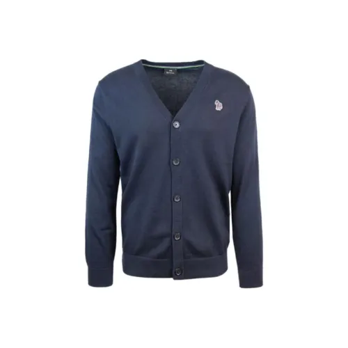 Paul Smith Logo Patch V Neck Cardigan