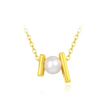 CHINA GOLD Pearl Necklaces Women's