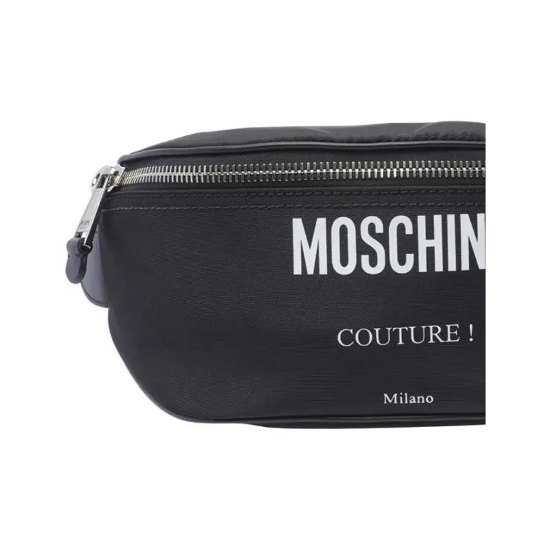 MOSCHINO Logo Plaque Belt Bag-4