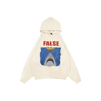 False Perception Sweatshirt Unisex Distressed White