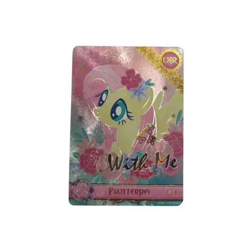 KAYOU My Little Pony, Rainbow Bag Fourth Edition USR Card, Fluttershy IP/Anime Cards 1 Pc