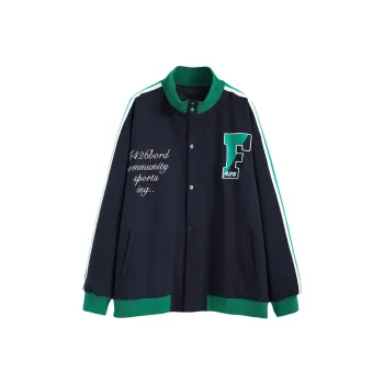 F426 Loose Fit Jacket Unisex Deep Navy Blue