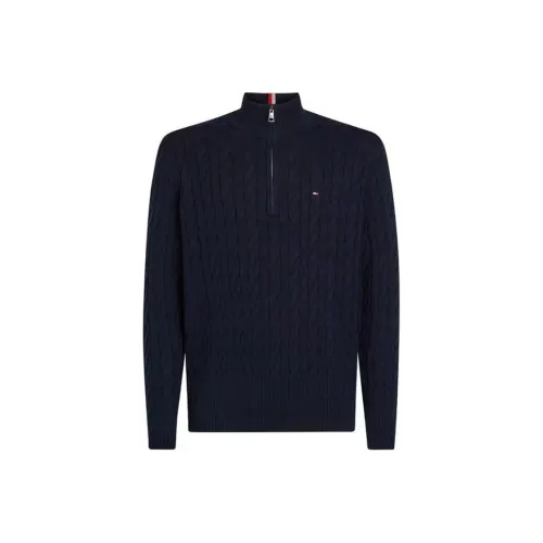 TOMMY HILFIGER Foulard MODERN SURPLUS beige chiaro marino offwhite rosso's Navy Blue