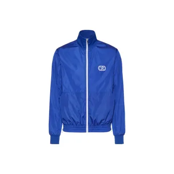 Valentino VLogo Embroidered Long Sleeved Track Jacket