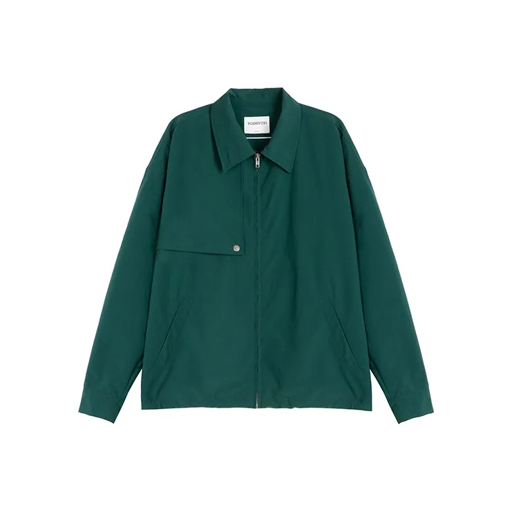 YOSHIYOYI Loose Fit Workwear Jacket Unisex Green-0