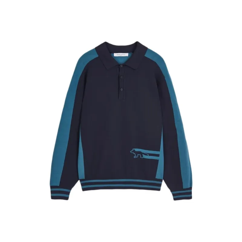 Maison Kitsune Flash Fox Polo-0