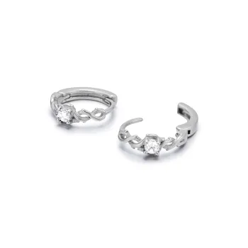 CLARKIA FLOWER Titanium Steel Earrings Unisex