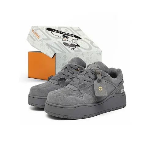 ROBINHOOD Slip Resistant Cushioning Impact Resistance Abrasion Resistant Low Top Skateboard Shoes Women's Box