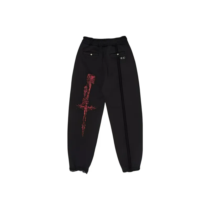 THUG CLUB SS24 Casual Pants Men's Black-1