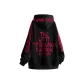 Black-Red Graphic (3-Stripes Version-Q6810 Fleece-Lined)