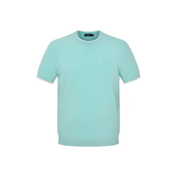 RARE Short Sleeved Sweater Knitwear Men's Mint Green