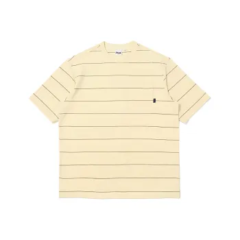 FILA T Shirts Men Light Yellow