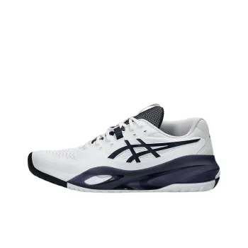 A.P.C x Asics GEL RESOLUTION 10 Anti Slip Wear Resistant Low Top Tennis Shoes Men's White Blue