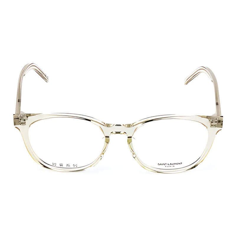 SAINT LAURENT Plate Frame Oval Eyeglass Frames Unisex-1