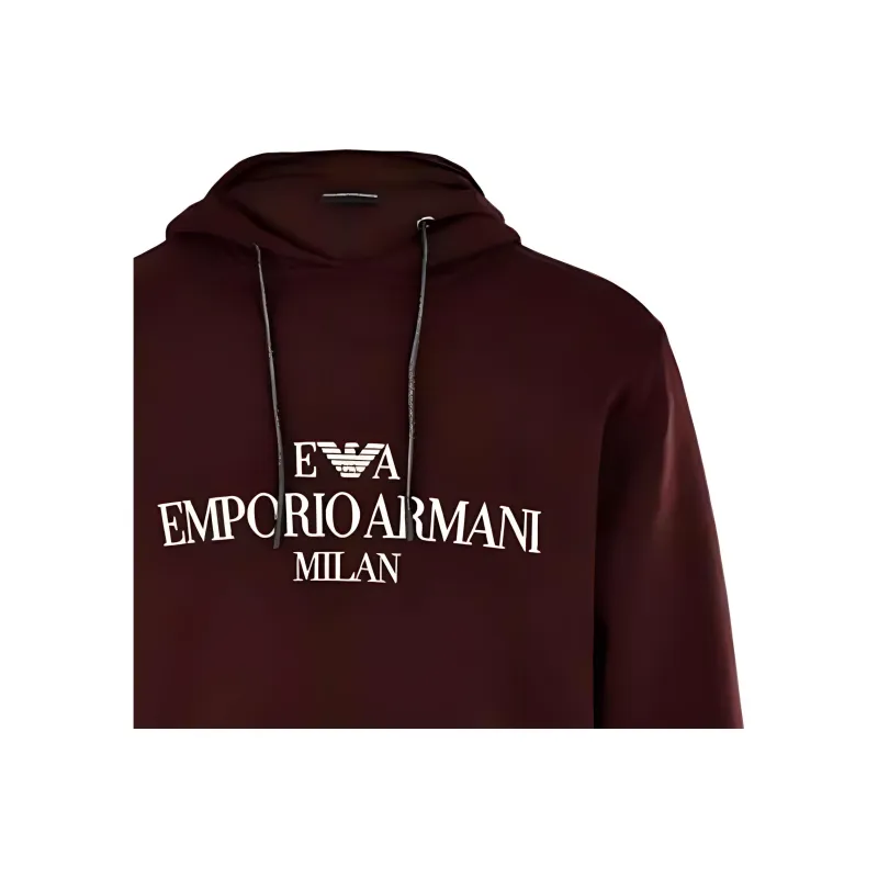 EMPORIO ARMANI Sweatshirts Men Brown Red-6