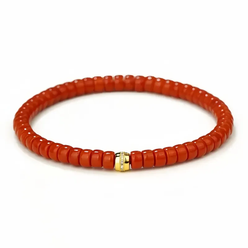 Noritake Southern Red Agate Bracelets Unisex-3