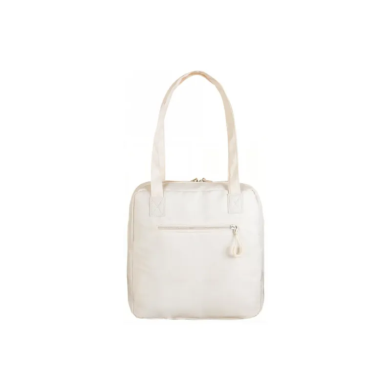 Fillove Fabric Shoulder Bag Jelly Bag Women's Beige-1