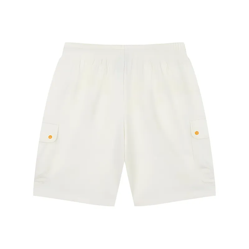 361° Casual Shorts Unisex Cream White-1