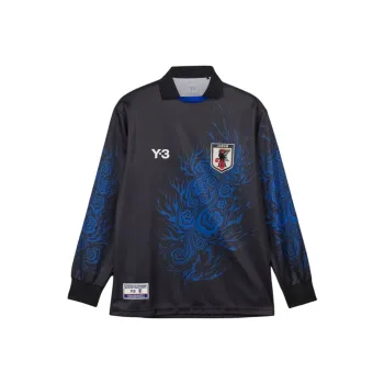 Y-3 JFA Long Sleeve Tee Black