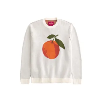 Hollister Year Of The Dragon CNY Series Knitwear Men Cream