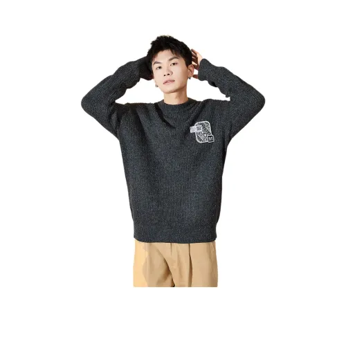 Tonlion Sweater Men's Dark Heather Gray