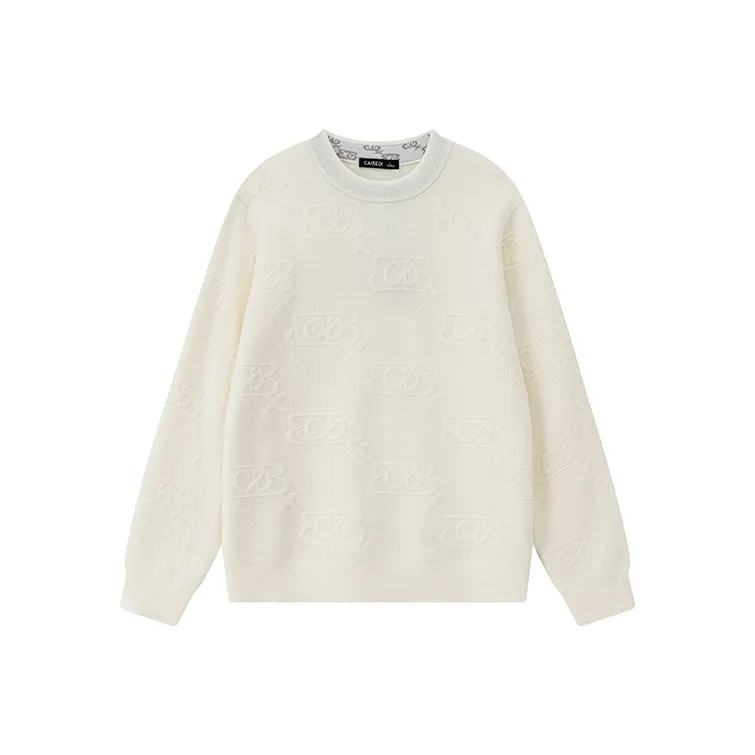 CAISEDI Sweaters Men White-0
