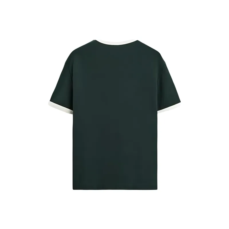 ZARA T Shirts Men Dark Green-1