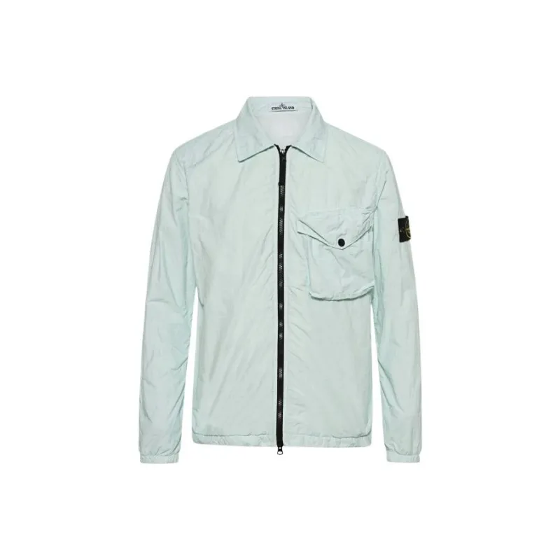 STONE ISLAND Jackets Men Mint Green-0