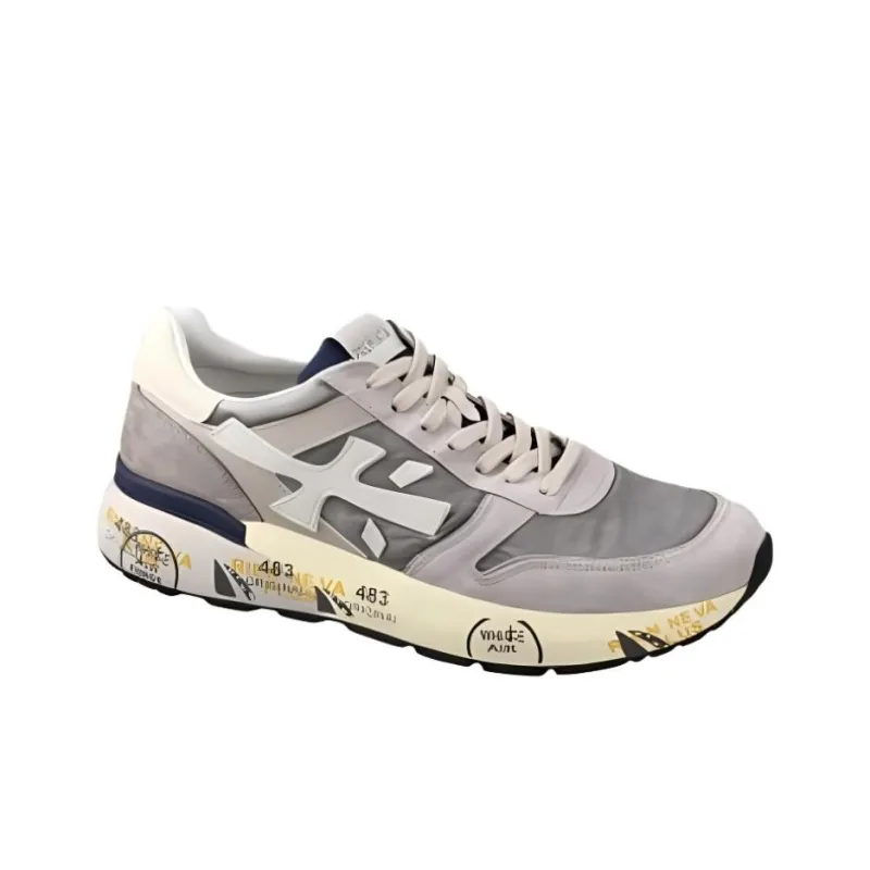 PREMIATA Mick Low Top Casual Shoes Men's Gray-2