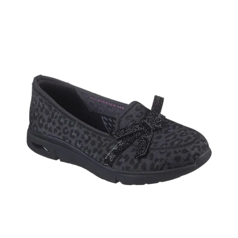 Martha Stewart x Skechers Cushioning And Breathable Low Top Casual Shoes Women's Black-2