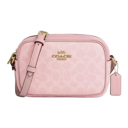 COACH Jamie Leather Camera Bag, Shoulder Bag Mini Women's Pink