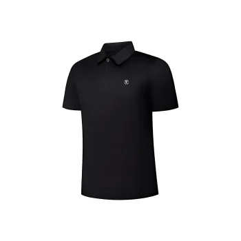 QIAODAN Polo Shirts Men Black