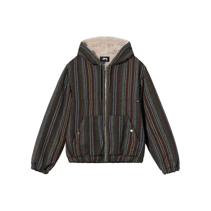 Stussy Wool Stripe Work Jacket-0