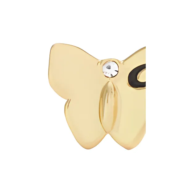 COACH Copper, Metal Stud Earrings Women's Gold-1