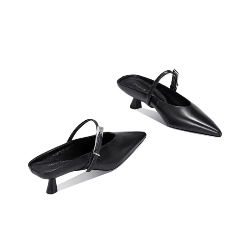 JESSICA SOPHIA Rubber Sole Abrasion Resistant Slip Resistant Closed Toe Slippers Women's-6