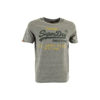 SUPERDRY T Shirts Men Gray