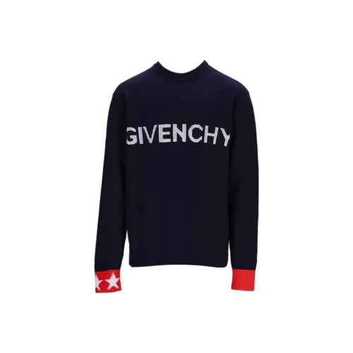 givenchy director Logo Intarsia Sweater