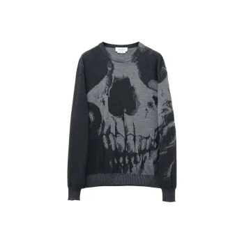Alexander McQueen Skull Crewneck Jumper