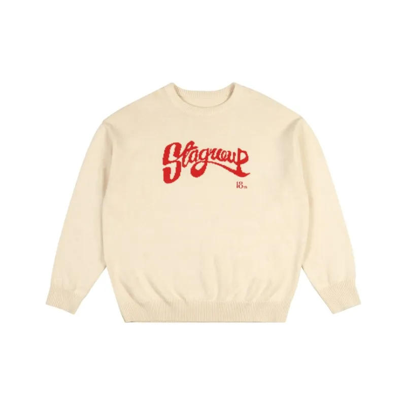 STAHOOD Crew Neck Knitted Fabric Sweater Unisex-8