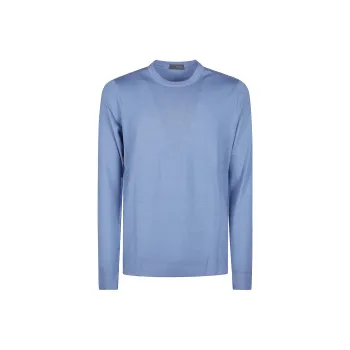 Drumohr SS25 Sweater Men's Sky Blue