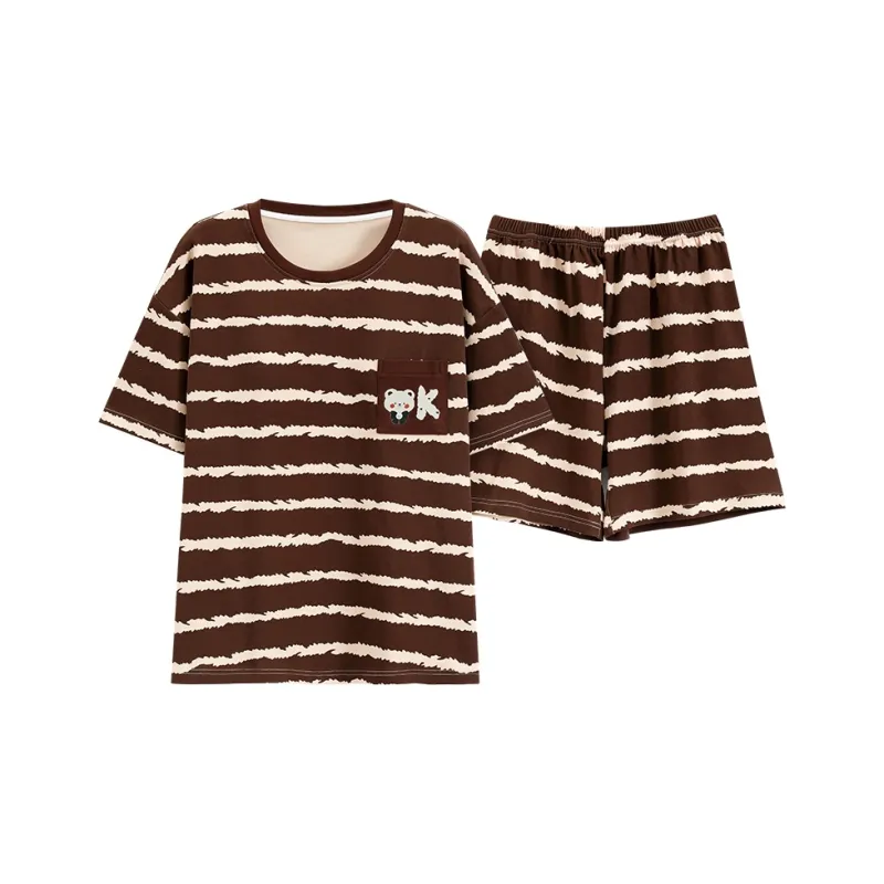 MADALLO Pajama Set Women's Brown-0
