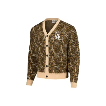 MLB x PLEASURES Los Angeles Dodgers PLEASURES FW23 Sweater Men's Brown