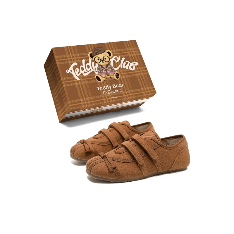 Teddy Bear Collection Anti Slip Wear Resistant Low Top Casual Shoes Women's-13