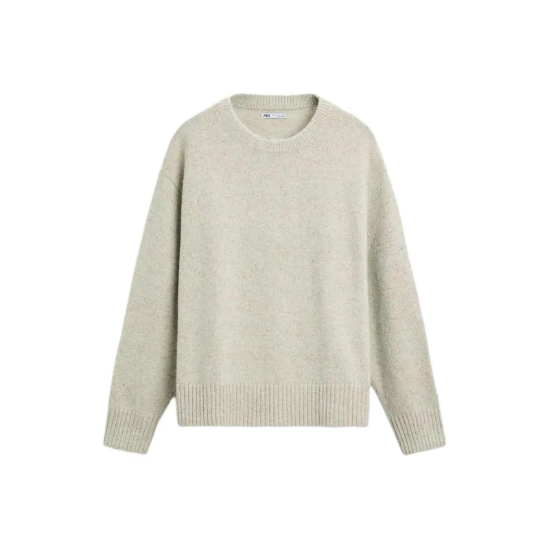ZARA Sweaters Men Light Green-0