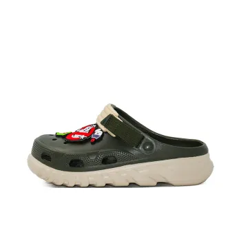 OUBT Lightning Reggae Embroidery Clogs Men's Army Green