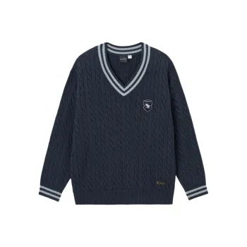 GU Harry Potter Collaboration Sweaters Men Marine Blue