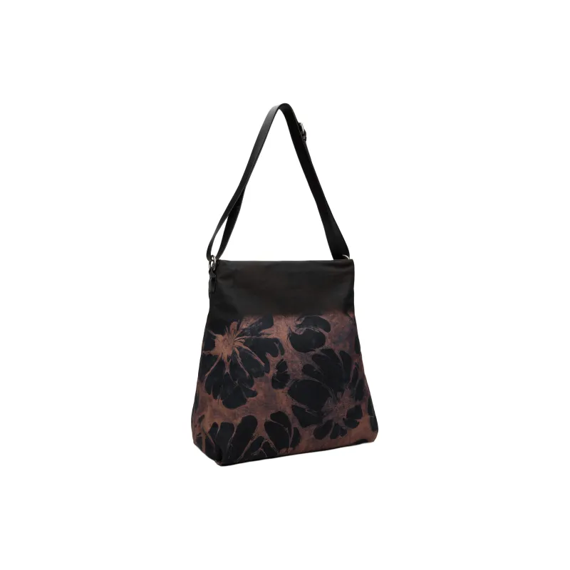 DRIES VAN NOTEN Fabric Shoulder Bag Women's Rusty Red-1